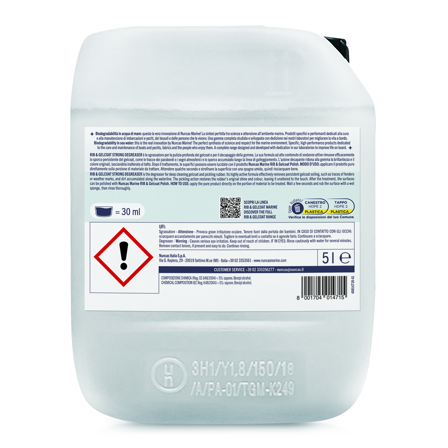 Marine RIB & Gelcoat Strong Degreaser - 5000ml