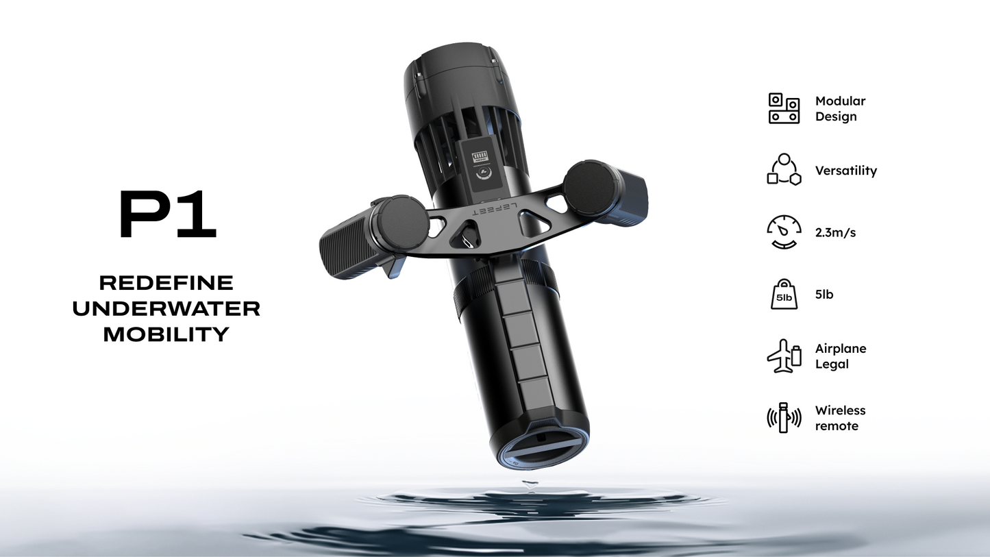 LEFEET P1 – Premium modular underwater water scooter