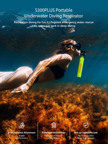 SMACO S300 Plus – Mini bombola compatta 0,5 L