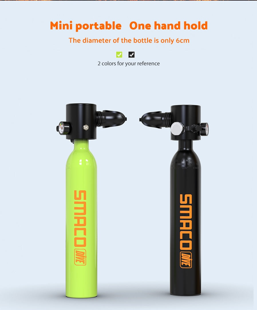 SMACO S300 Plus – Mini bombola compatta 0,5 L