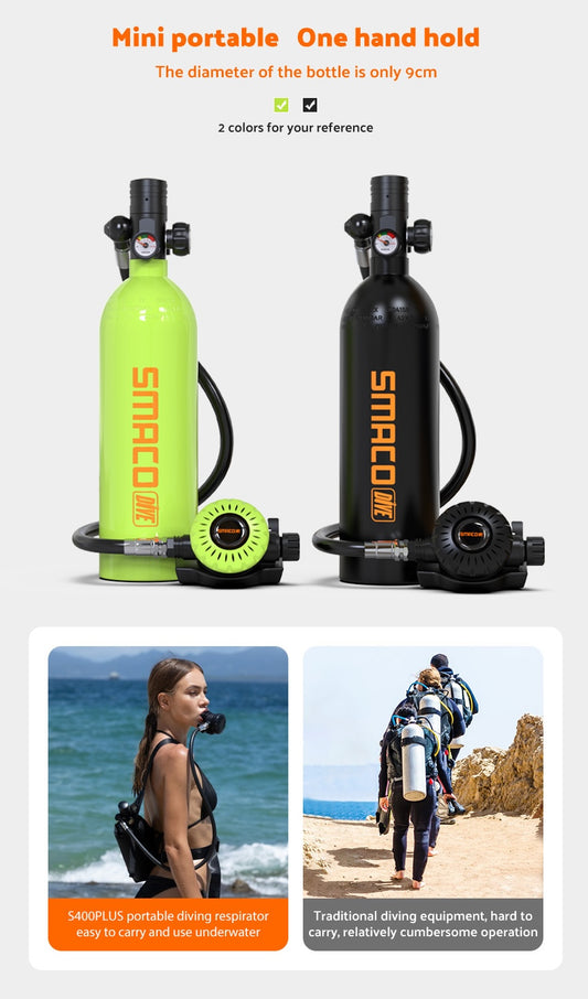 SMACO S400 Plus – Compact 1 L cylinder