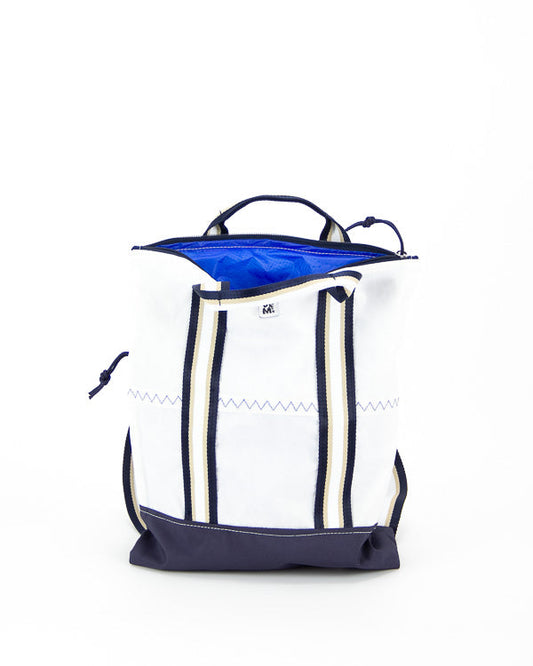 Zaino compatto in vela nautica recuperata – Brezzino