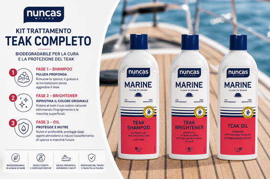 Kit Trattamento Teak Completo