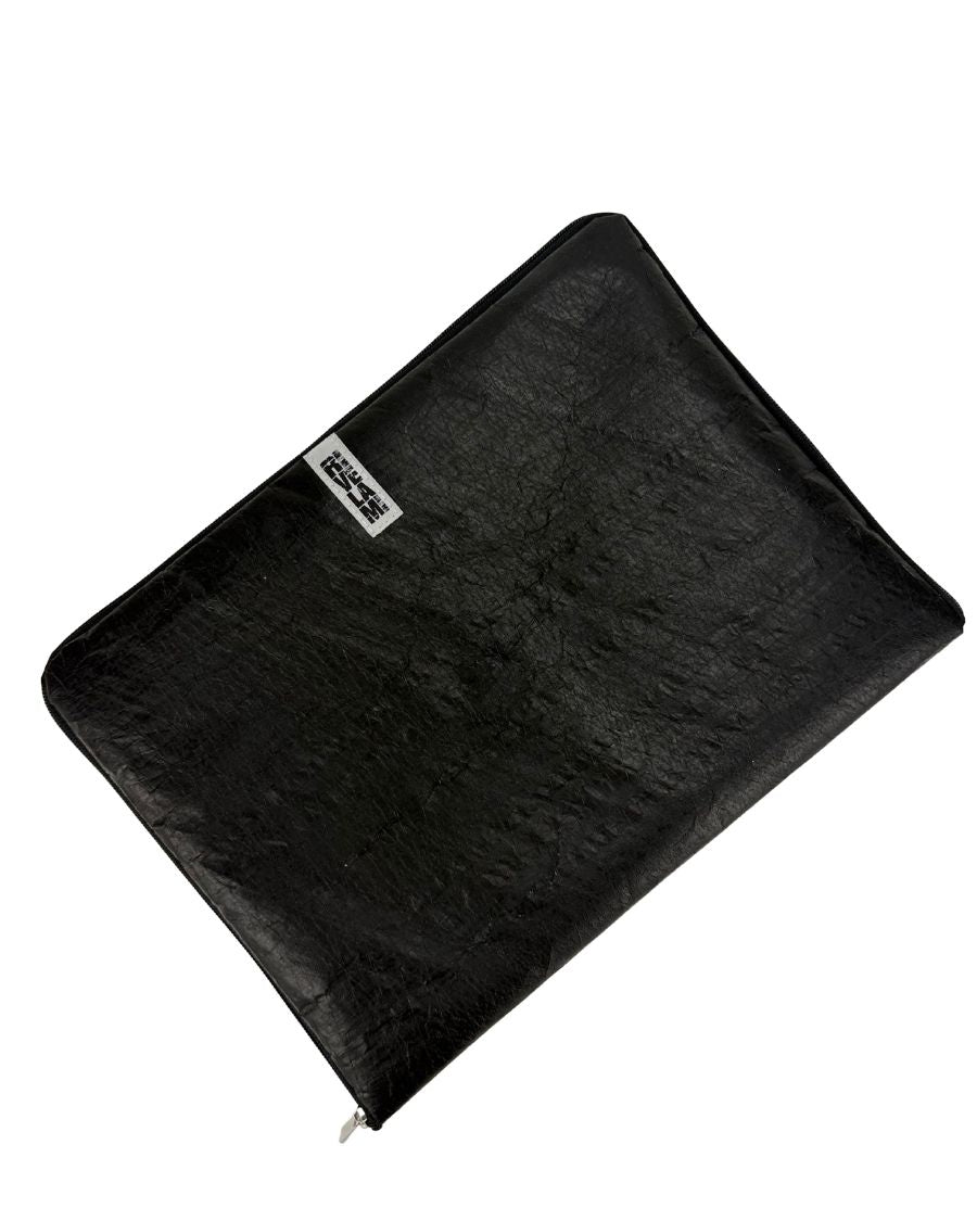 Porta computer zip 15" in vela recuperata